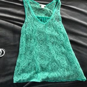 Teal Bozzolo tank